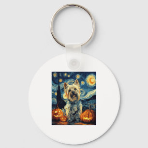 Yorkshire Terrier Yorkie Dog van gogh stry ni Schlüsselanhänger