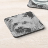 Yorkshire Terrier Yorkie Favorite Breed Getränkeuntersetzer (Linke Seite)