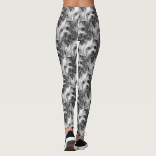 Yorkshire Terrier Yorkie Favorite Breed Leggings (Rückseite)