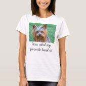 Yorkshire Terrier Yorkie Guess Lieblingszucht T-Shirt (Vorderseite)