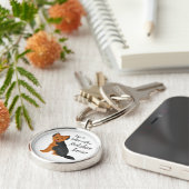 Yorkshire Terrier. Yorkie Key Schlüsselanhänger. J Schlüsselanhänger (Seite)