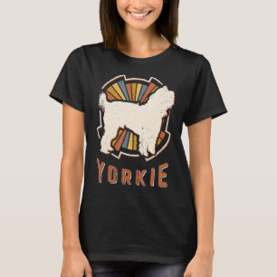 Yorkshire Terrier Yorkie Vintag Classic Retro Dog T-Shirt
