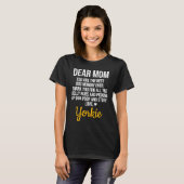 Yorkshire Terrier Yorkie Yorkie Mama T-Shirt (Vorne ganz)