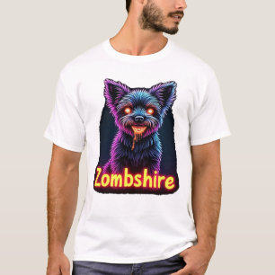 Yorkshire Terrier Yorkie Zombie Hund Halloween Übe T-Shirt
