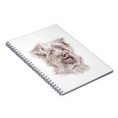 Yorkshire Terrier Zeichnend Notizblock (Rechte Seite)