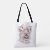 Yorkshire Terrier Zeichnend Tasche (Rückseite)