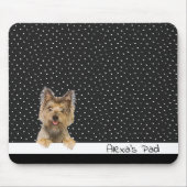 Yorkshire Terrier zu Polka Dots Mousepad (Vorne)