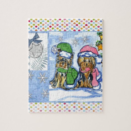 YORKSHIRE TERRIERS PUZZLE (Vertikal)