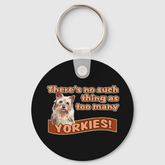 YORKSHIRE TERRIERS SCHLÜSSELANHÄNGER (Vorderseite)