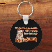 YORKSHIRE TERRIERS SCHLÜSSELANHÄNGER (Vorderseite)