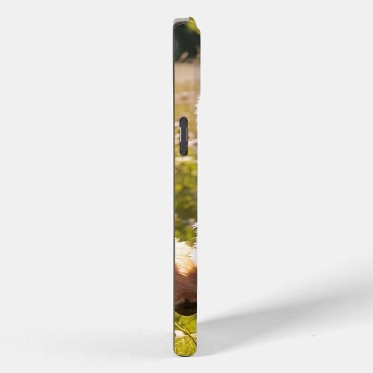 Yorkshire Terriers spielen im Gras Case-Mate iPhone Hülle (Rückseite / Rechts)