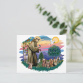 Yorkshire Terriers (vier) Postkarte (Stehend Vorderseite)