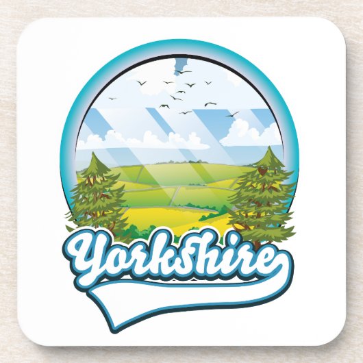 Yorkshire Travel Logo Getränkeuntersetzer (Vorderseite)