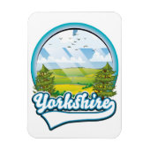 Yorkshire Travel Logo Magnet (Vertikal)
