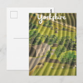 Yorkshire Travel Postcard Art, Yorkshire Travel Ar Postkarte (Vorne/Hinten)