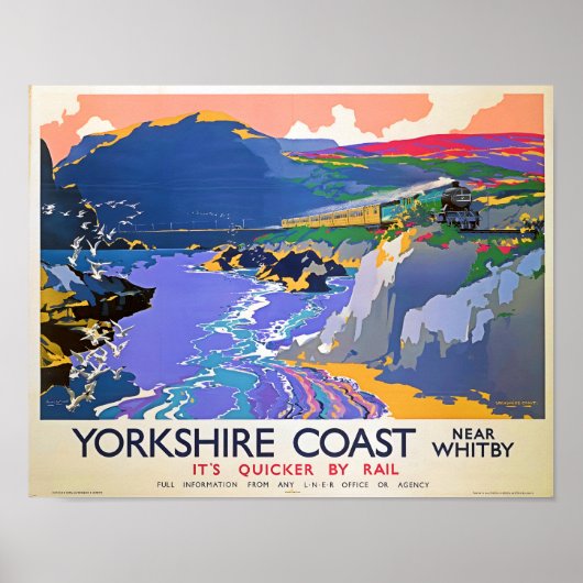 Yorkshire Travel Poster (Vorne)
