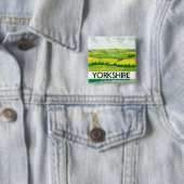Yorkshire Travel Poster Riesenkaffee Tasse Magnet Button (Beispiel)