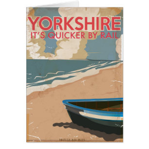Yorkshire Vintag Railtravel Poster