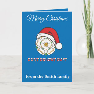 Yorkshire Weihnachten Dunt Do Owt Daft Karte
