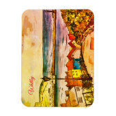 Yorkshire Whitby 199 Steps Original Art Magnet (Vertikal)