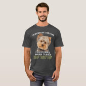 Yorkshireerrier Yorkie Dog Professional Humanraine T-Shirt (Vorne ganz)