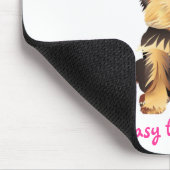 Yorkshires Terrier Mausunterlage Mousepad (Ecke)