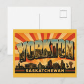 Yorkton Saskatchewan Ukrainisches Herz Postkarte (Vorne/Hinten)