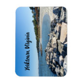 Yorktown Beach in Virginia Magnet (Vertikal)