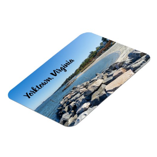 Yorktown Beach in Virginia Magnet (Linke Seite)