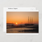 Yorktown Beach Sunrise Postkarte (Vorne/Hinten)