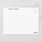 Yorktown Beach Sunrise Postkarte (Rückseite)