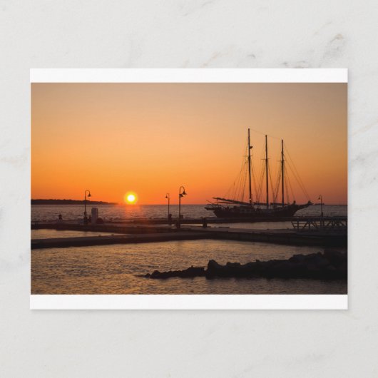 Yorktown Beach Sunrise Postkarte (Vorderseite)