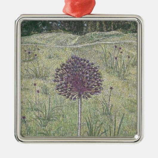 Yorktown Onion Silbernes Ornament (Vorne)