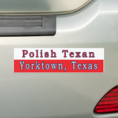 Yorktown Polish Texan Autoaufkleber (Auf Auto)