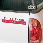 Yorktown Polish Texan Autoaufkleber (Auf Lkw)