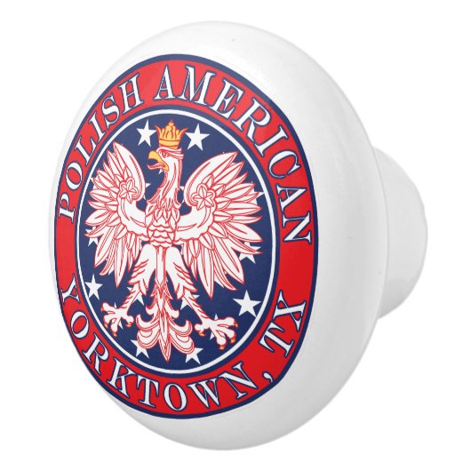 Yorktown Texas Polnischer Adler Keramikknauf (Rechts)