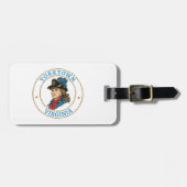 Yorktown Virginia Colonial Gepäckanhänger (Vorderseite horizontal)