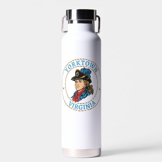 Yorktown Virginia Colonial Trinkflasche (Vorne)