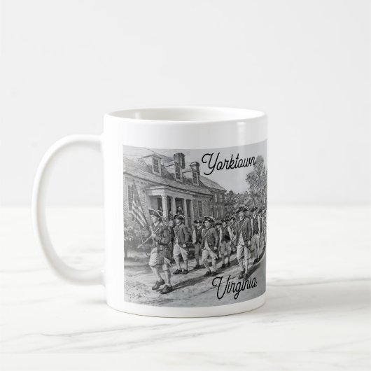 Yorktown Virginia Kaffeetasse (Links)