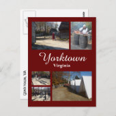 Yorktown (Virginia) Postkarte (Vorne/Hinten)