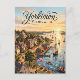 Yorktown, Virginia Postkarte