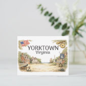 Yorktown Viriginia Postkarte (Stehend Vorderseite)