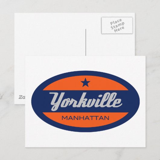 Yorkville Postkarte (Vorne/Hinten)