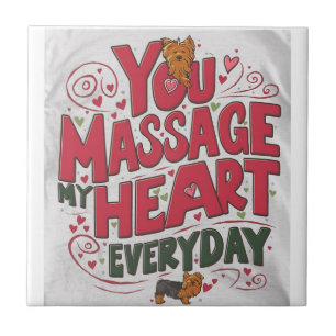 Yorky-Herzmassage Fliese