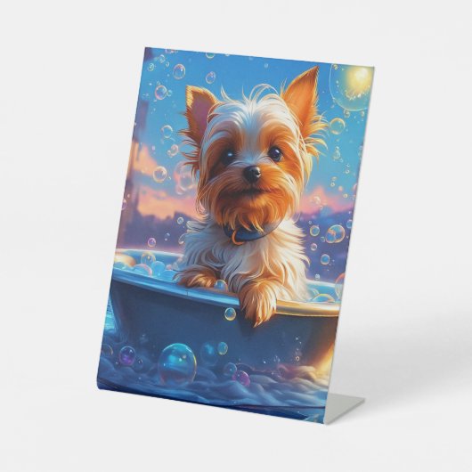 Yorky-Pedestal-Zeichen Sockelschild (Vorderseite)