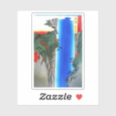 Yoro Wasserfall in Mino Provinz Aufkleber (Blatt)