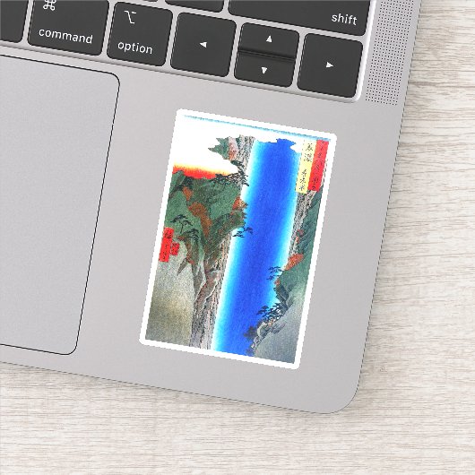 Yoro Wasserfall in Mino Provinz Aufkleber (Detail)