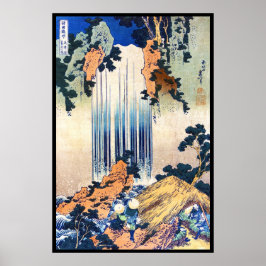 Yoro Waterfall in der Provinz Mino Hokusai Katsush Poster