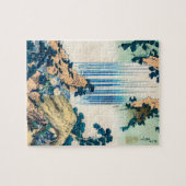Yoro Waterfall Mino Province by Katsushika Hokusai Puzzle (Horizontal)