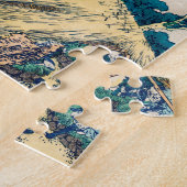 Yoro Waterfall Mino Province by Katsushika Hokusai Puzzle (Seite)